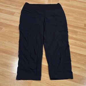 Prana Black‎ Nylon Cropped Medium
